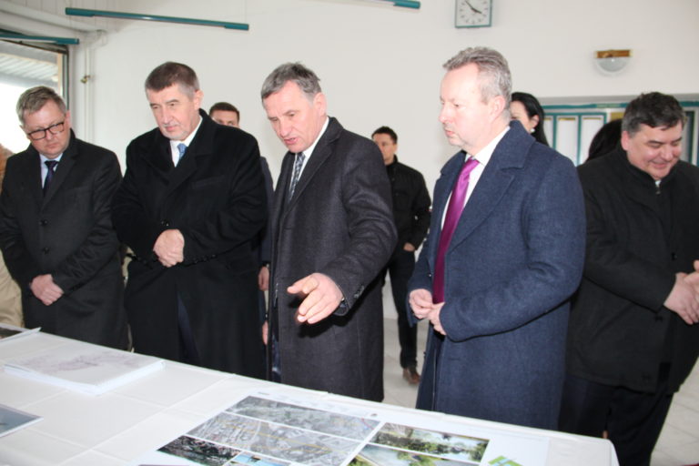 Andrej Babiš se seznámil s projekty města