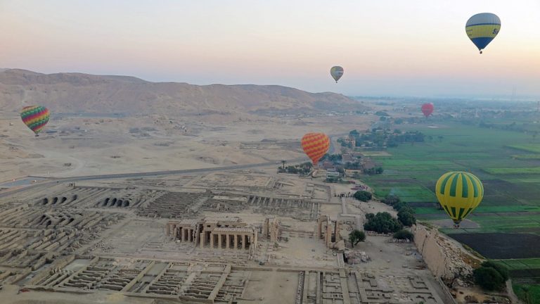 Údolí králů jako nejnavštěvovanější místo Egypta