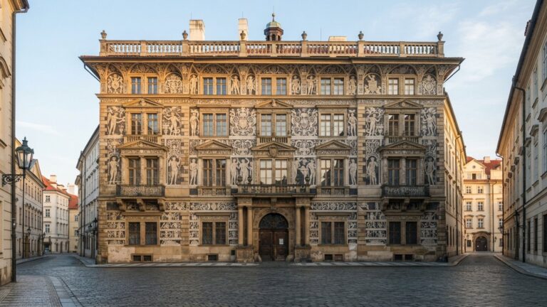 Fasada historicke novorenesancni budovy